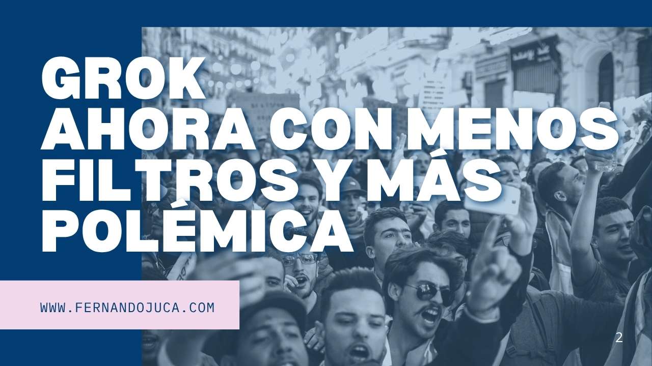 🤖 Grok, el chatbot de Elon Musk, ahora con menos filtros y más polémica