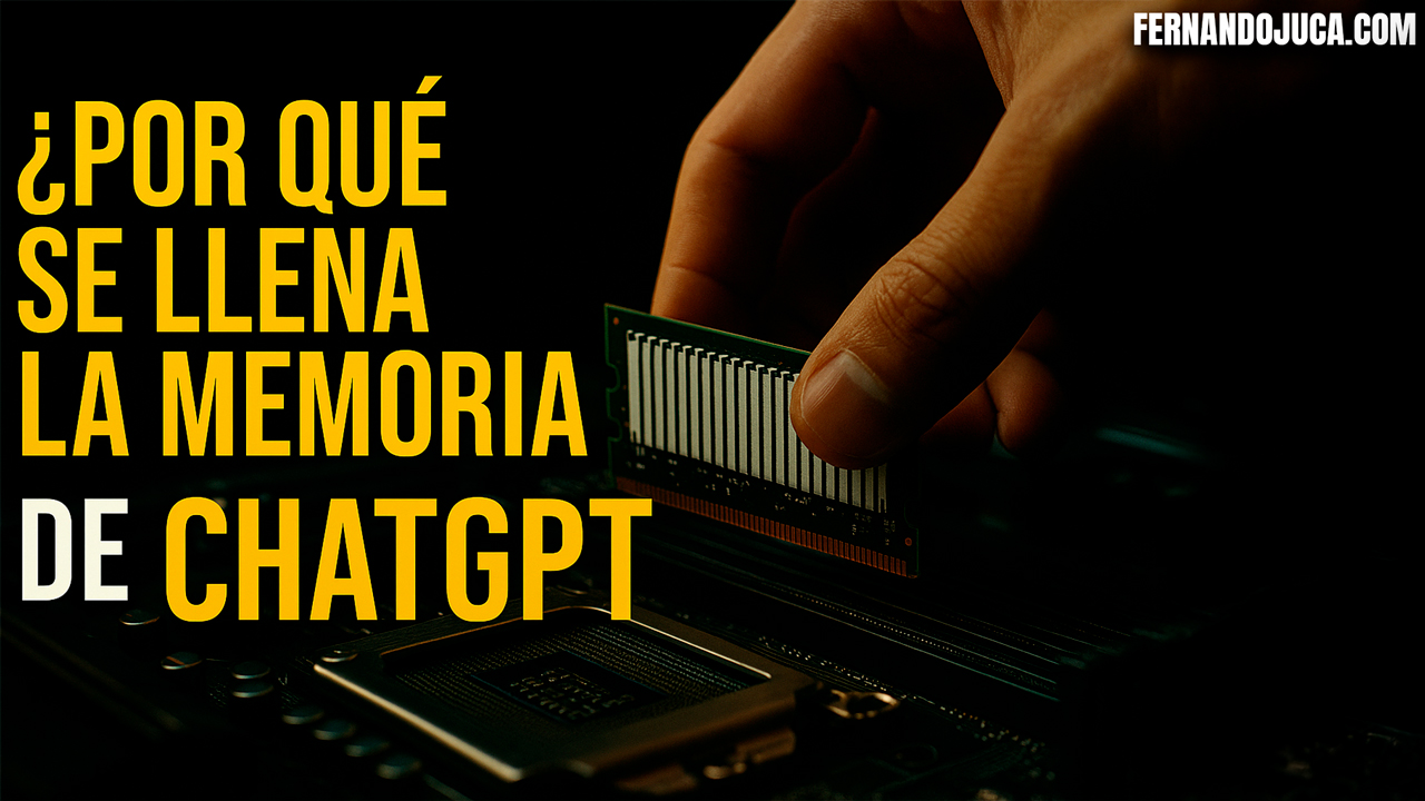 🧠 ¿Por qué se llena la memoria de ChatGPT? Así funciona y así puedes gestionarla