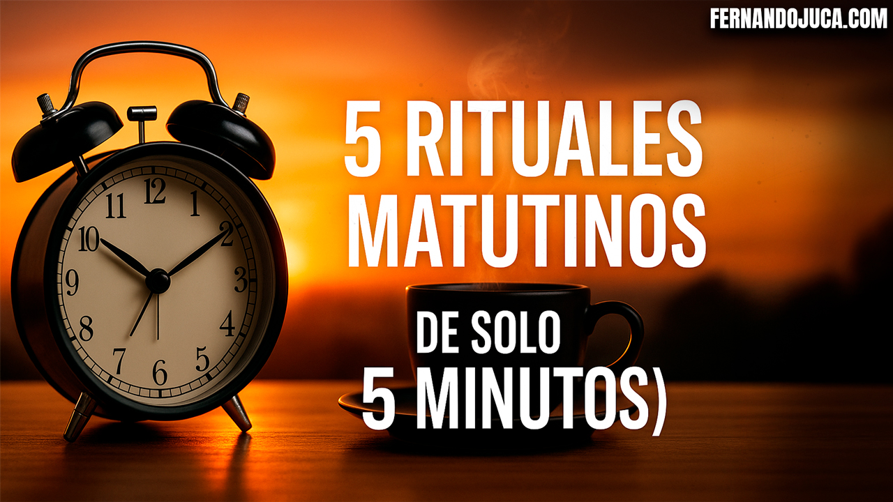 🌞 5 Rituales matutinos (de solo 5 minutos) que transforman tu día