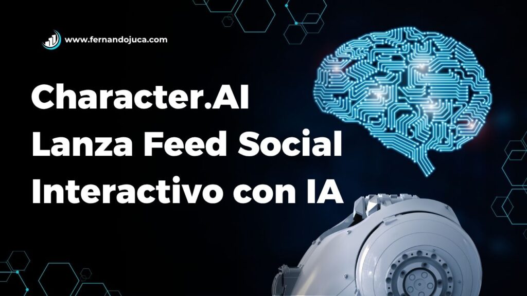 🤖 Character.AI Lanza Feed Social Interactivo con IA para Co-Crear Historias