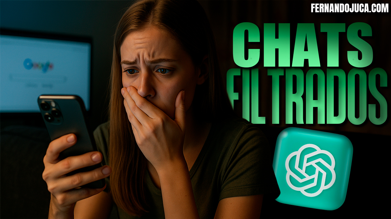🧠 ChatGPT no es tu confidente: conversaciones privadas quedaron expuestas por error