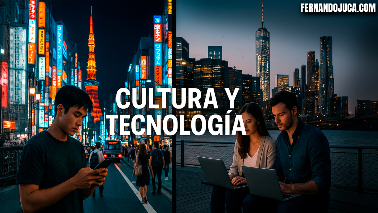 🌍 ¿Cómo influye la cultura en la adopción tecnológica? Oriente vs Occidente 📱🧠