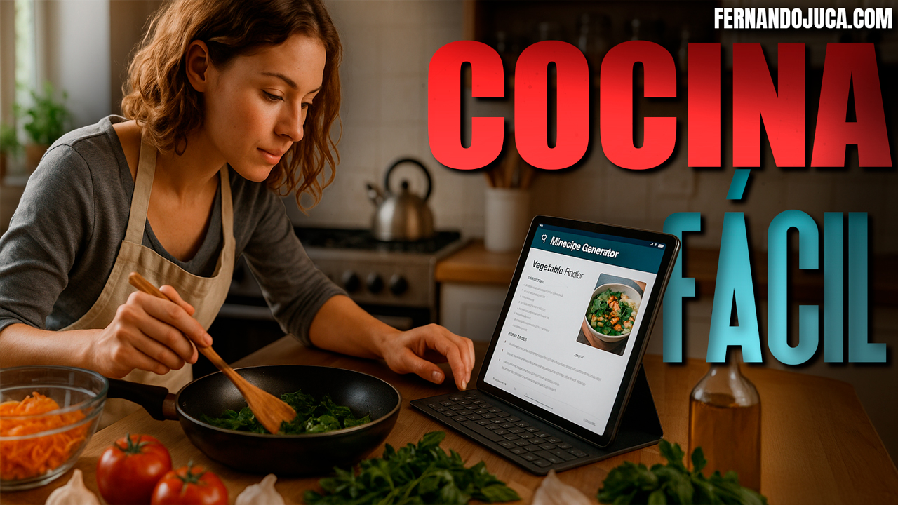 🧠🍽️ Generadores de recetas con IA: cocina fácil, rápida y personalizada con solo lo que tienes en casa