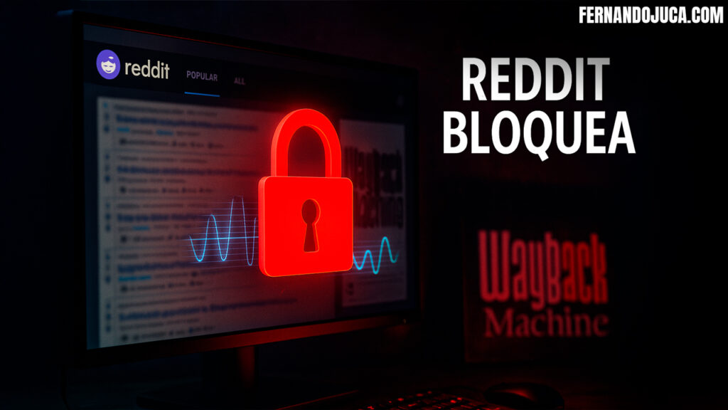 🚫 Reddit limita el acceso de Wayback Machine por uso indebido de empresas de IA