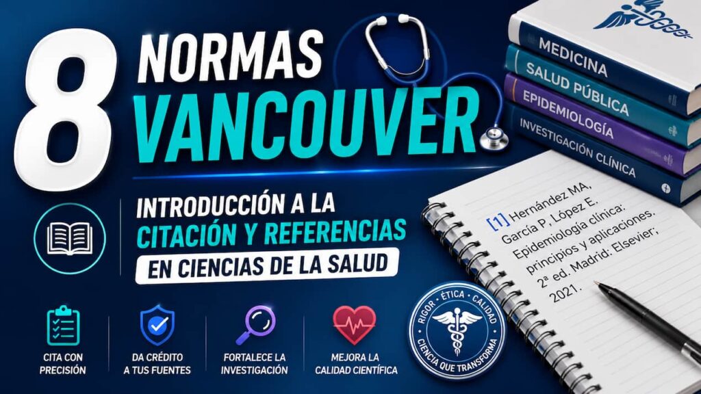8 Normas Vancouver 🩺: Introducción a la citación y referencias en ciencias de la salud