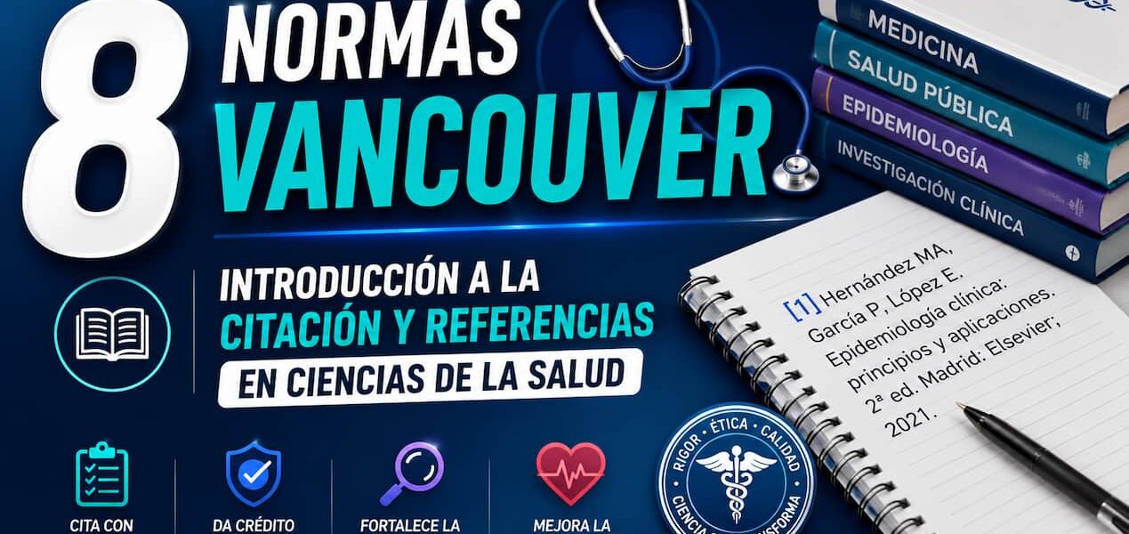 8 Normas Vancouver 🩺: Introducción a la citación y referencias en ciencias de la salud