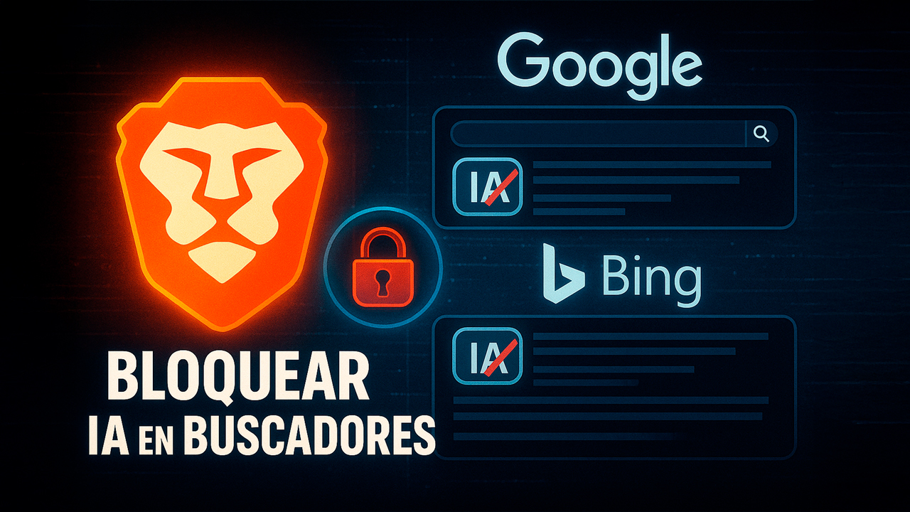 Brave permite bloquear resultados con IA en Google y Bing 🛡️🌐