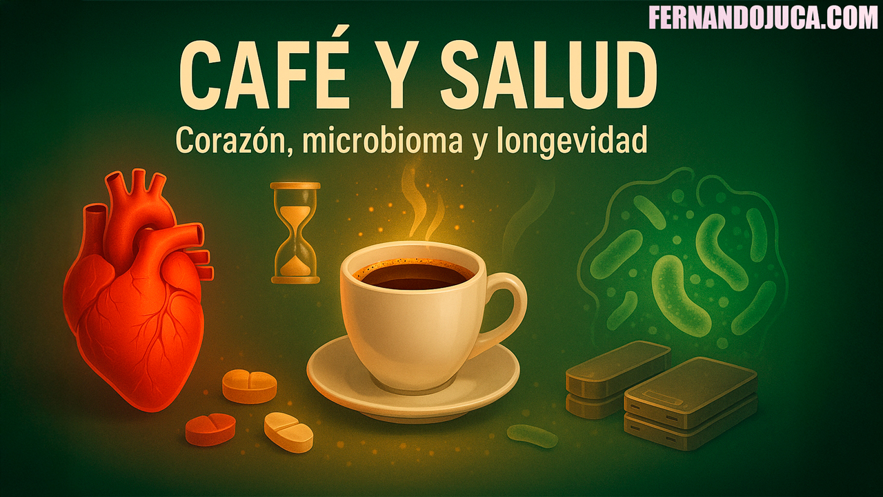Café y salud ☕💚: beneficios para el corazón, el microbioma y la longevidad