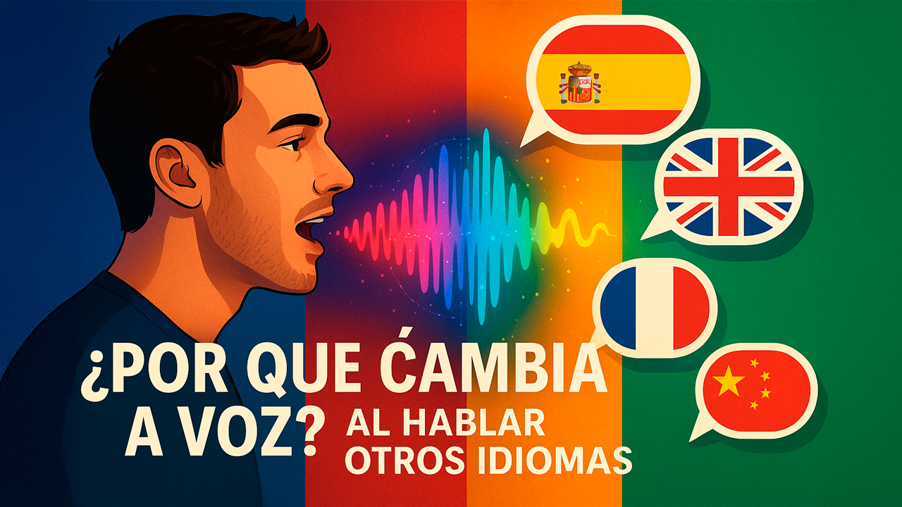 ¿Por qué cambia nuestra voz al hablar diferentes idiomas? 🗣️🌍