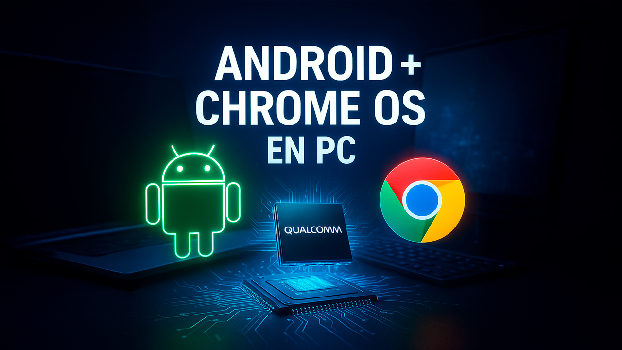 Google y Qualcomm 💻🤖: la fusión de Android y Chrome OS apunta al PC