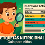 Cómo enseñar a los niños a leer etiquetas nutricionales 🥦👧👦