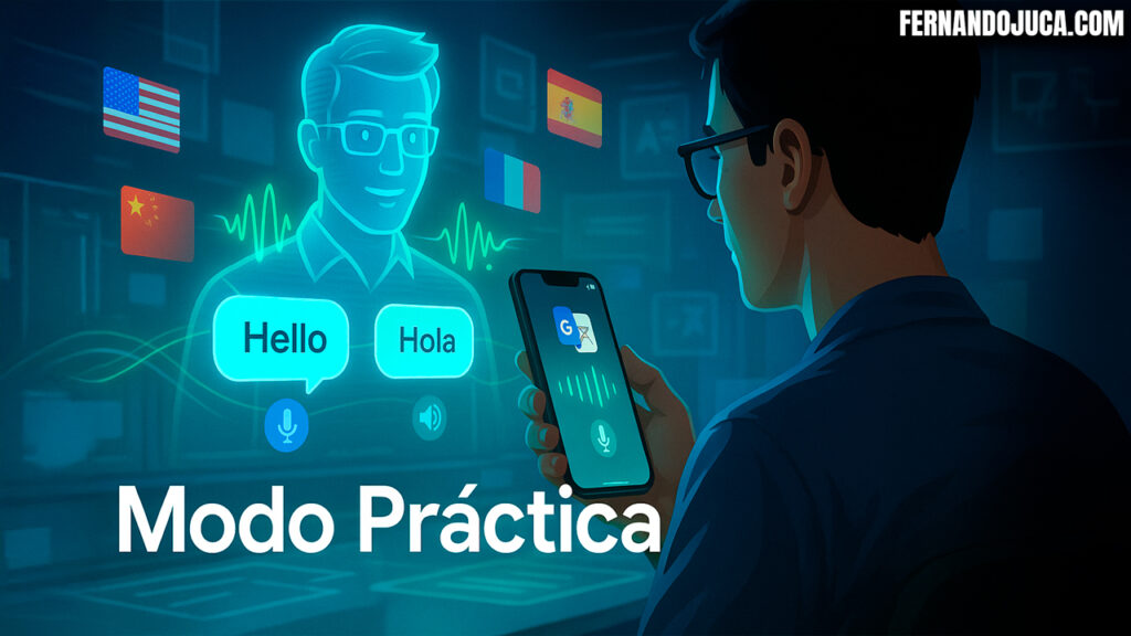 🗣️ Modo Práctica de Google Translate: la nueva función con IA para aprender idiomas