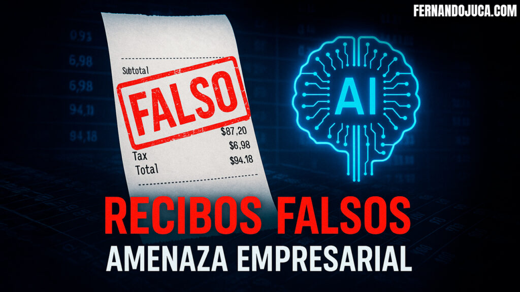 🧾 Recibos falsos con IA: la nueva amenaza en el control de gastos empresariales