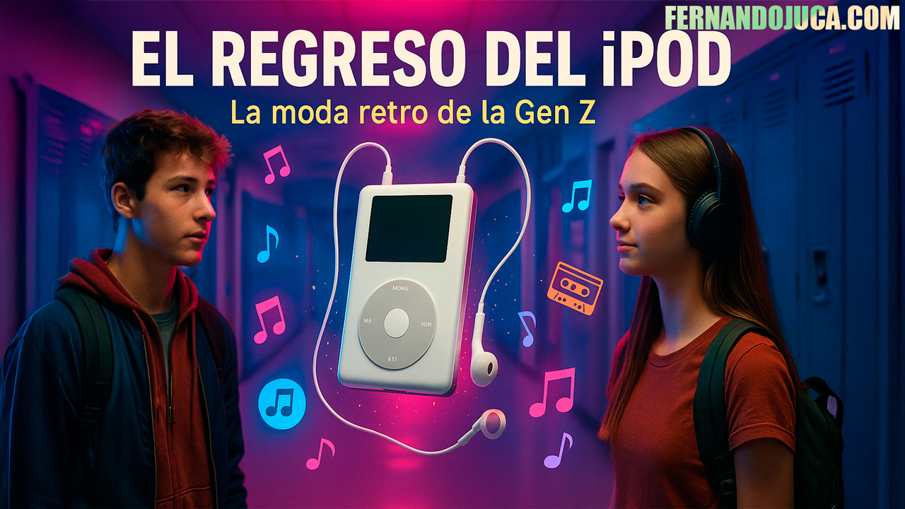 🎧 El regreso del iPod: la moda retro que conquista a la Gen Z en los institutos