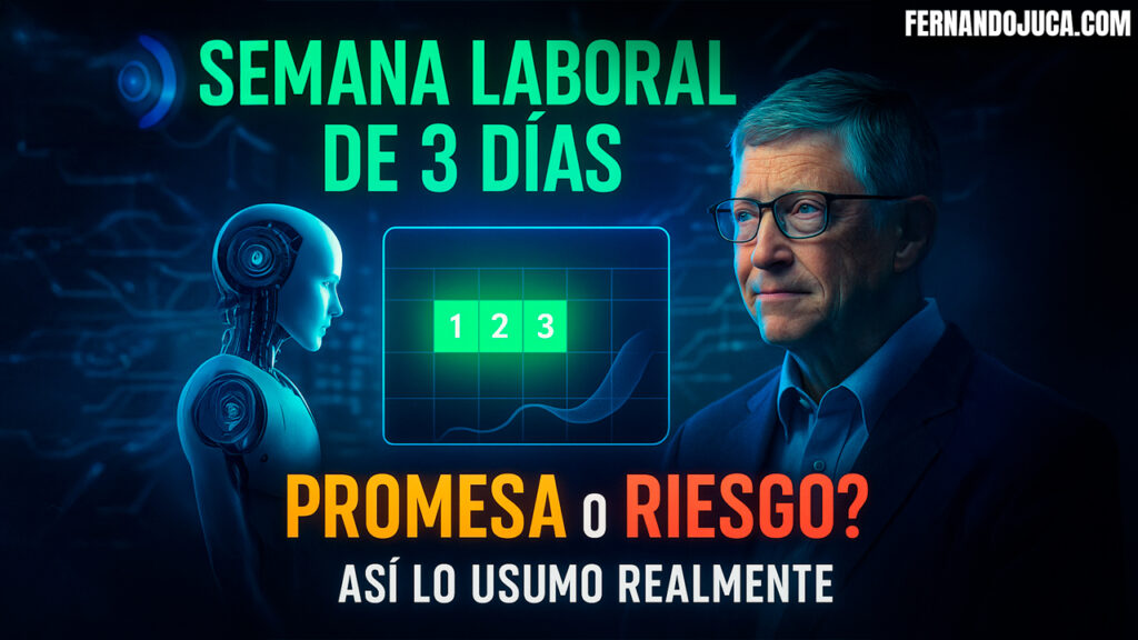🤖 Semana laboral de 3 días: la promesa (y el riesgo) de la IA según Bill Gates y otros CEOs
