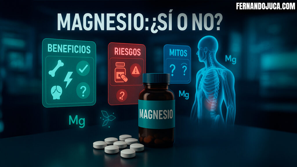 💊 ¿Deberías tomar suplementos de magnesio? Beneficios reales, riesgos y mitos