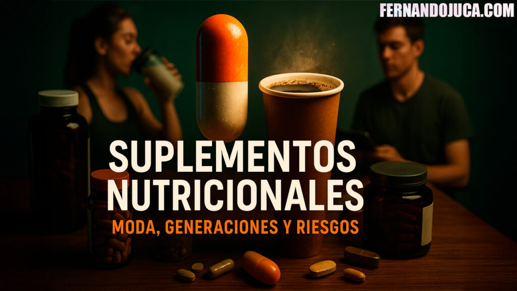 Suplementos nutricionales 💊☕: moda, generaciones y riesgos que nadie cuenta