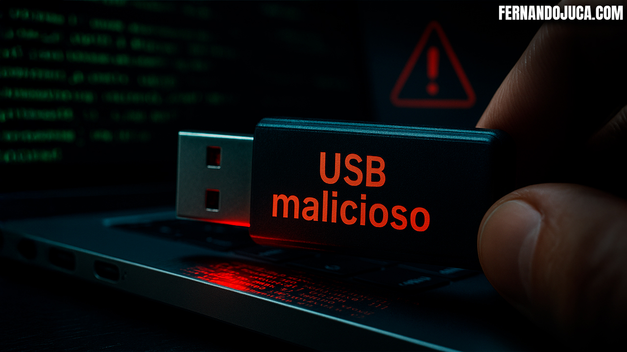 🔒 USB maliciosos: la trampa que parece inofensiva