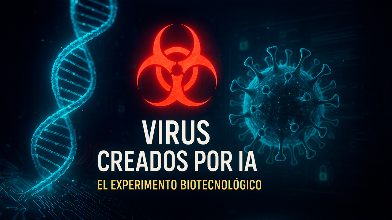 Virus creados por IA 🧬🤖: el experimento que podría revolucionar la biotecnología