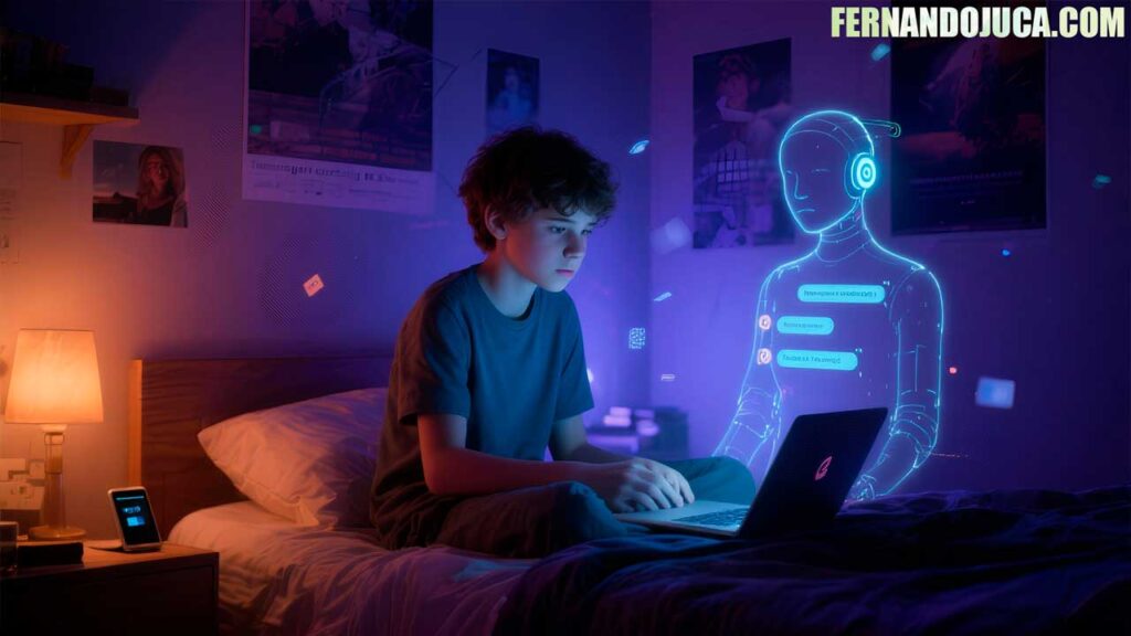 💬 Adolescentes que se desahogan con la IA: la nueva soledad digital