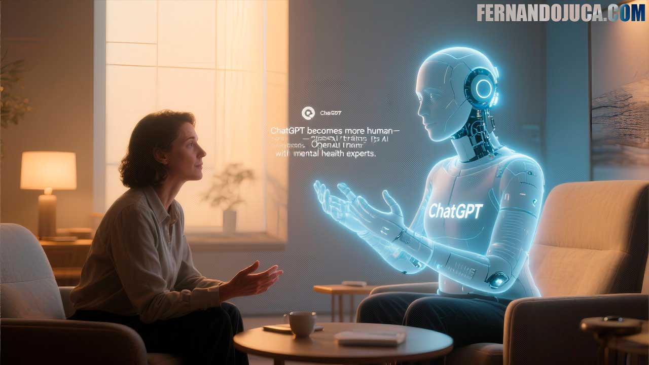 🧠 ChatGPT se humaniza: OpenAI entrena a su IA con expertos en salud mental