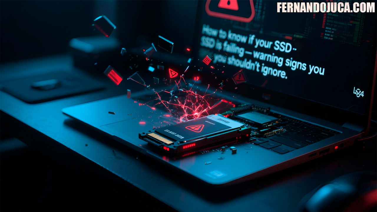 💾 Cómo saber si tu SSD está fallando: señales que no debes ignorar