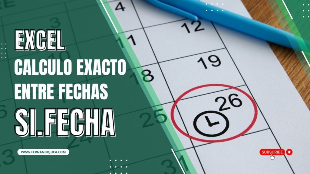 Excel: Calcula años, meses y días exactos entre fechas con la función SIFECHA 📅