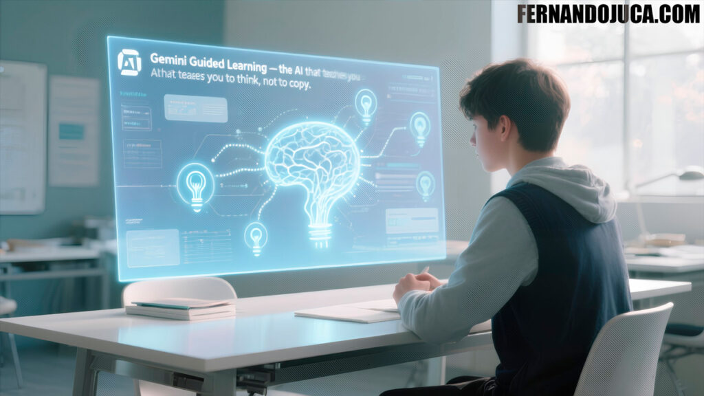 🎓 Gemini “Aprendizaje Guiado”: la IA que enseña a pensar (no a copiar)