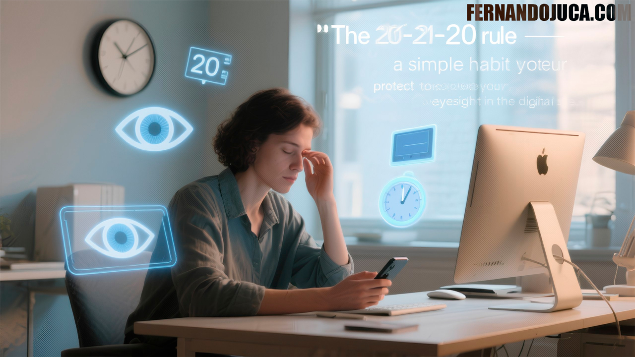 👁️ La regla 20-20-20: un hábito simple para cuidar tu vista en la era digital