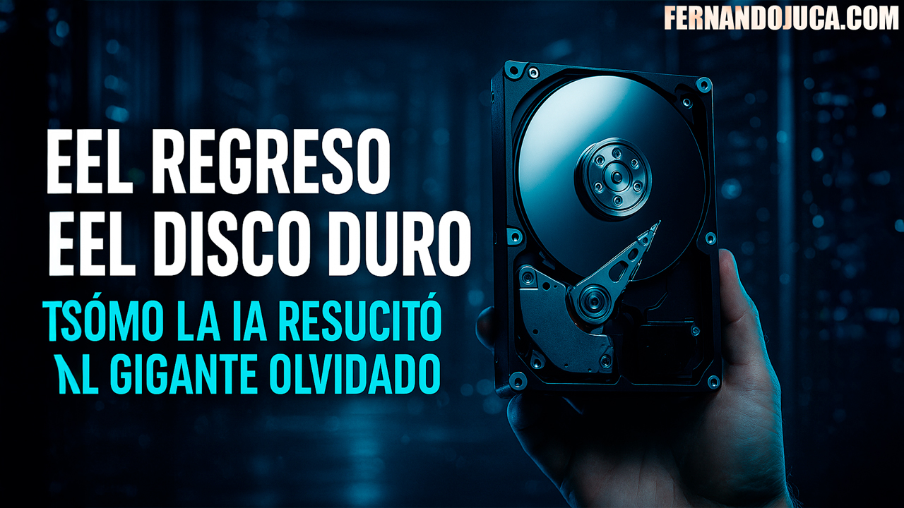 El regreso del disco duro: cómo la inteligencia artificial resucitó al gigante olvidado