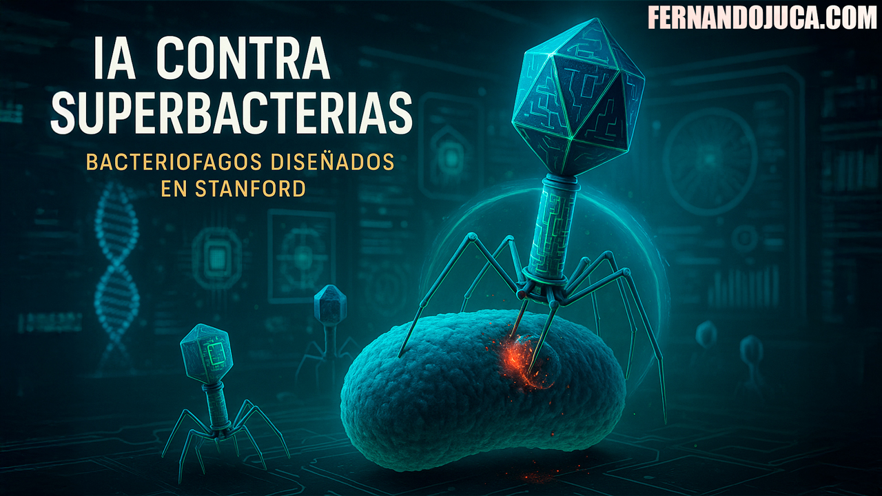 Científicos de Stanford usan IA para crear bacteriófagos que destruyen bacterias resistentes