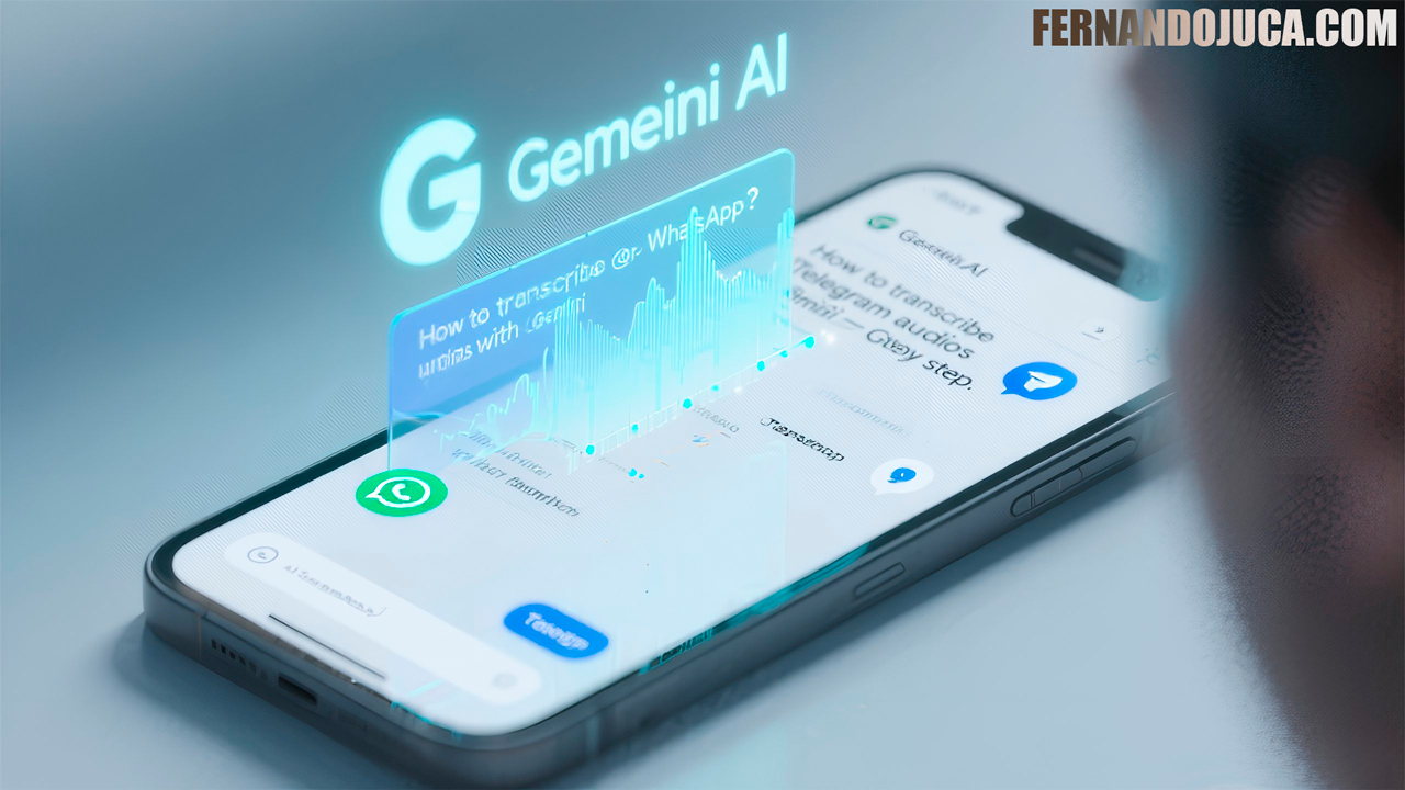 🎙️ Cómo transcribir audios de WhatsApp o Telegram con Gemini paso a paso