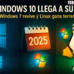 🖥️ Windows 10 llega a su fin en 2025: Windows 7 revive y Linux gana terreno