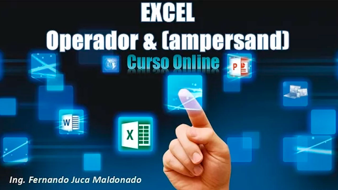 Cómo usar el operador Ampersand (&) en Excel para unir texto y números🔤
