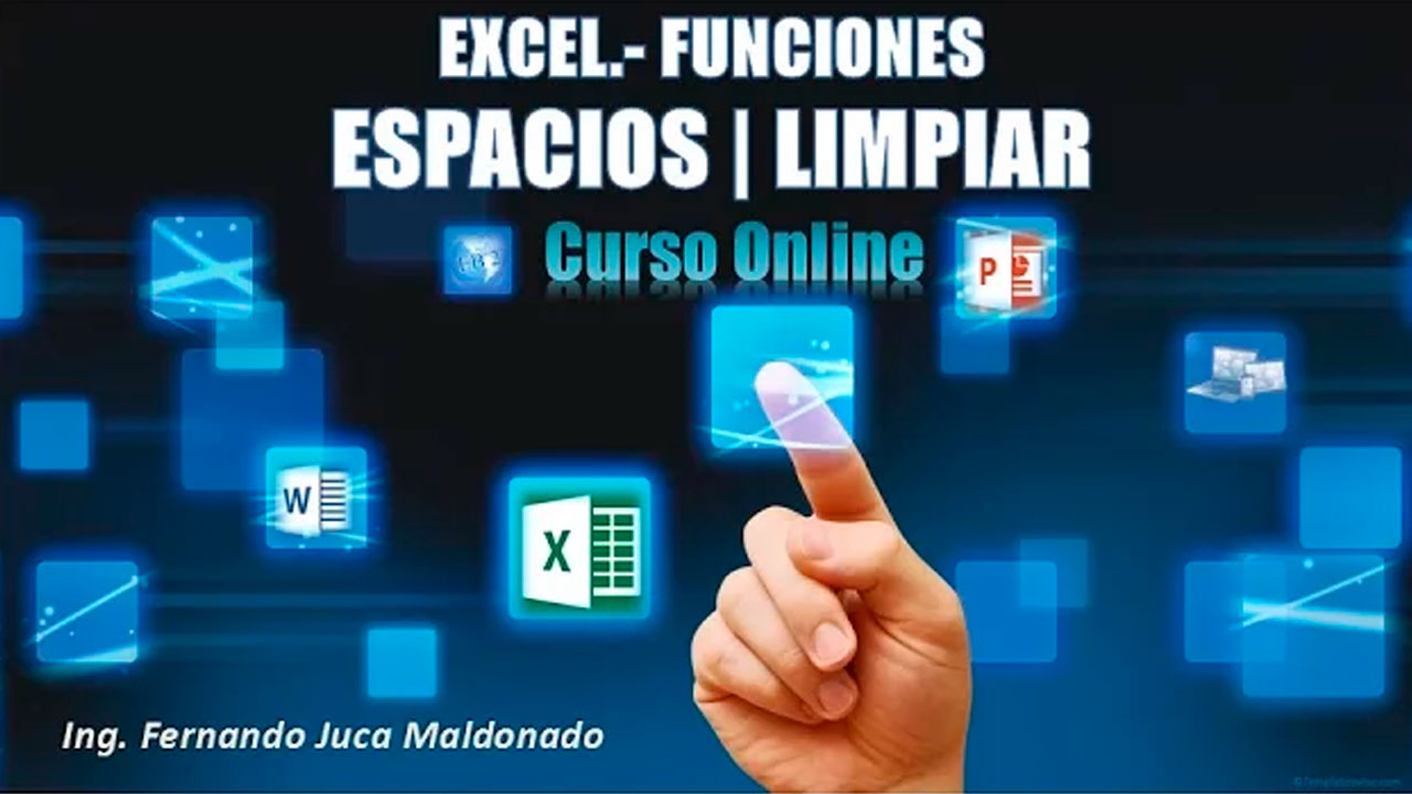 Cómo limpiar texto en Excel con las funciones ESPACIOS y LIMPIAR