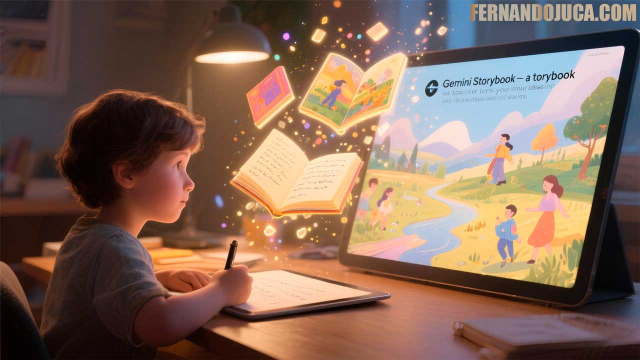 📚 Gemini Storybook: la herramienta de Google que convierte tus ideas en cuentos ilustrados con IA