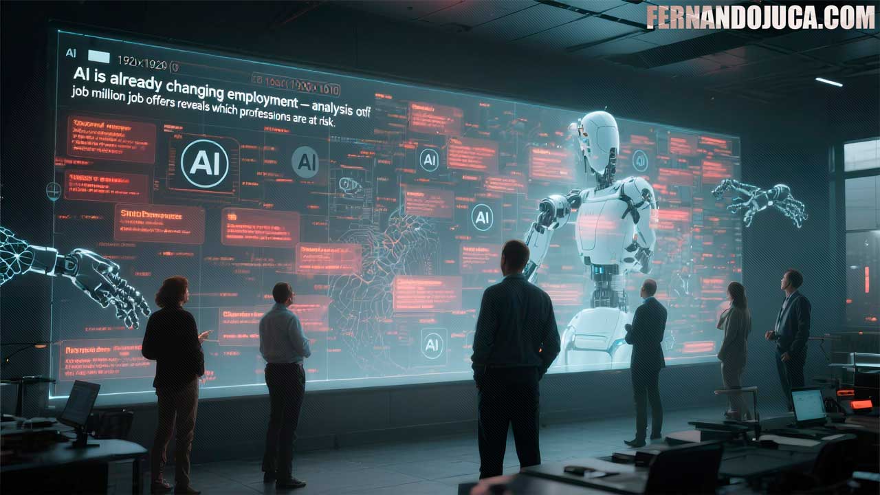 💼 La IA ya está cambiando el empleo: un análisis de 180 millones de ofertas revela qué trabajos están en riesgo