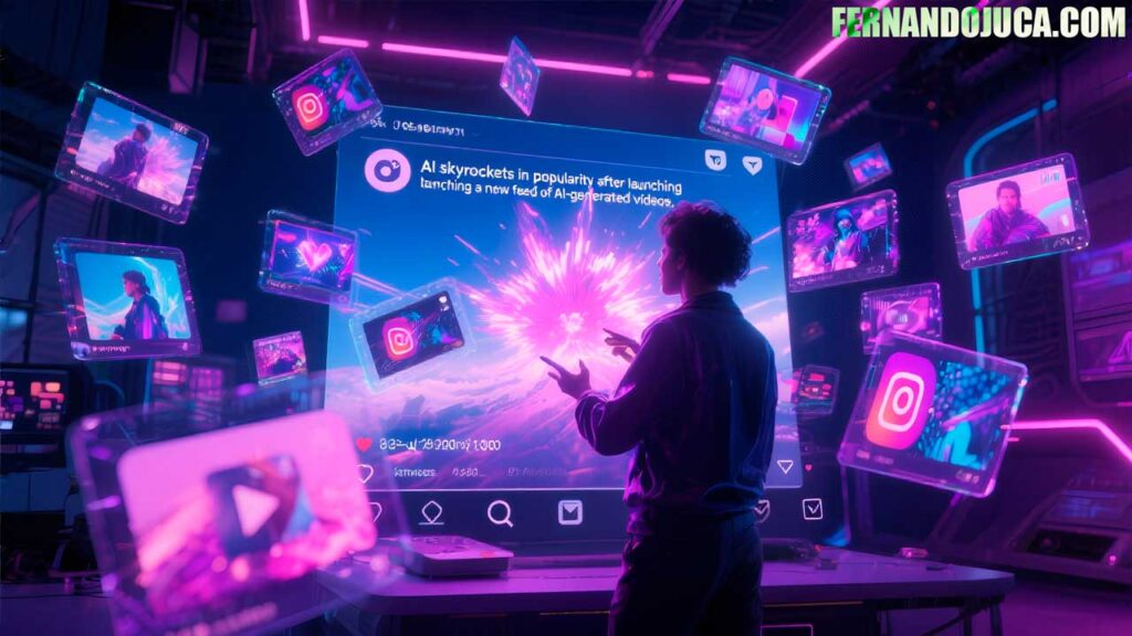 🎬 Meta AI se dispara en popularidad tras incorporar “Vibes”, su nuevo feed de videos generados por inteligencia artificial