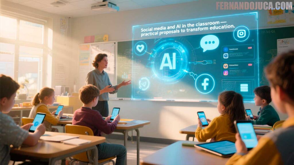 🤳 Redes sociales e IA en el aula: propuestas prácticas para transformar la educación