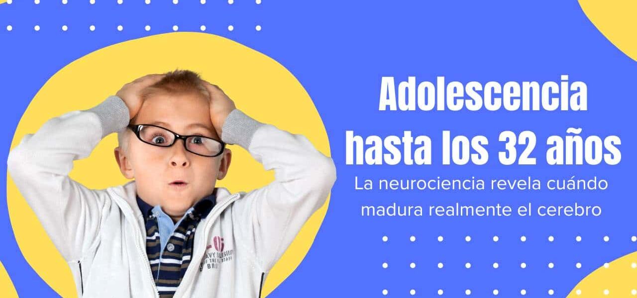 🧠 Adolescencia hasta los 32 años: la neurociencia revela cuándo madura realmente el cerebro