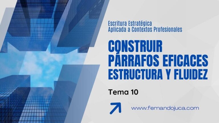 Construir Párrafos Eficaces
