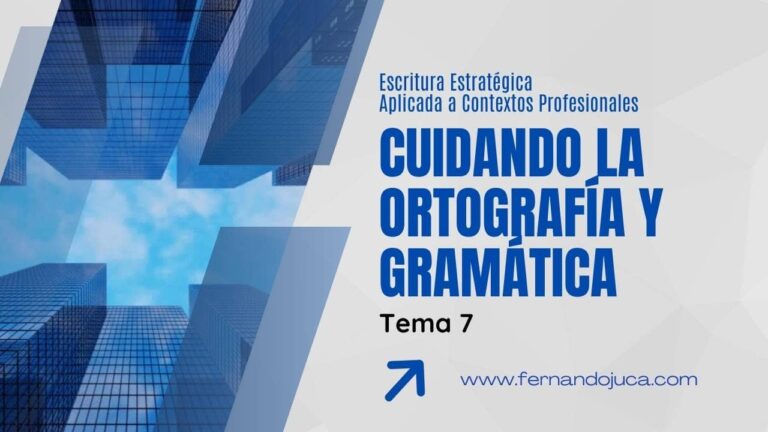 Errores ortográficos y elección de las palabras correctas