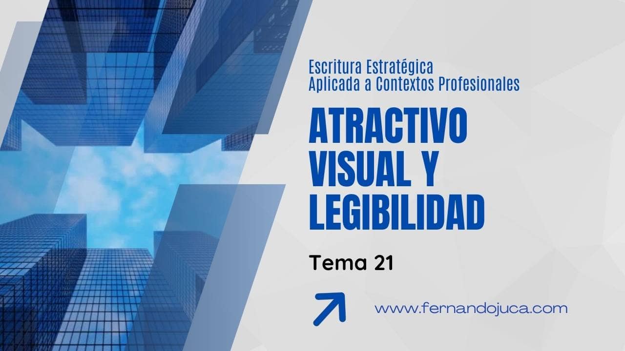 Atractivo visual y legibilidad en documentos profesionales