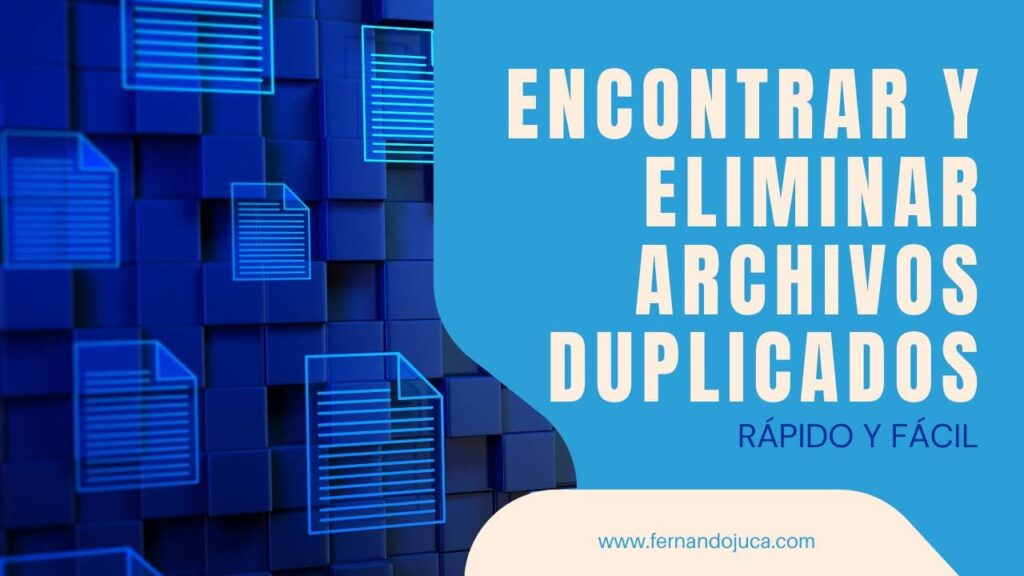 Cómo encontrar y eliminar archivos duplicados en Windows