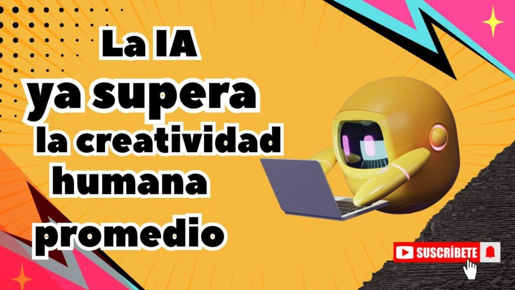 🎨 La IA ya supera la creatividad humana promedio, según estudio