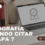 Infografía de una Guía Rápida para Citar y Referenciar en APA 7ma Edición