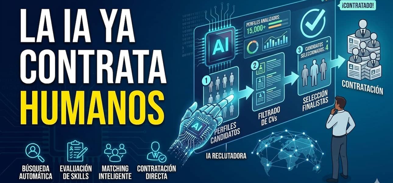 La IA ya contrata humanos: así funciona el “nuevo InfoJobs” 🤖💼