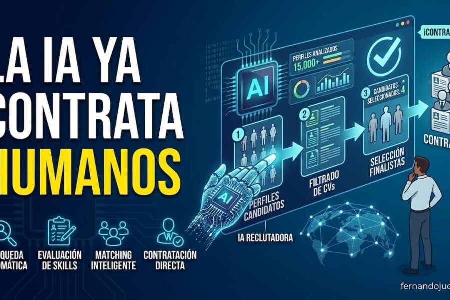 La IA ya contrata humanos: así funciona el “nuevo InfoJobs” 🤖💼