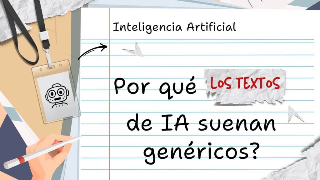 ¿Por qué los textos de IA suenan genéricos y cómo humanizar el contenido?