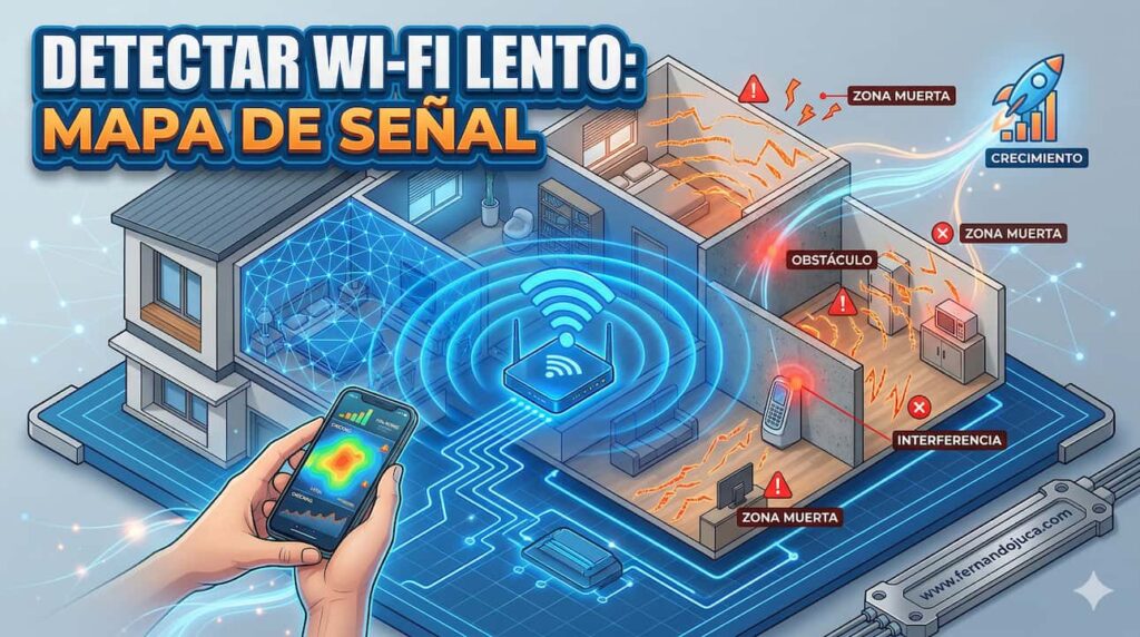 Cómo detectar zonas WiFi con mala señal en casa